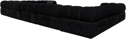 Orin - Velvet Performance Fabric Upholstered 9 Piece Sectional