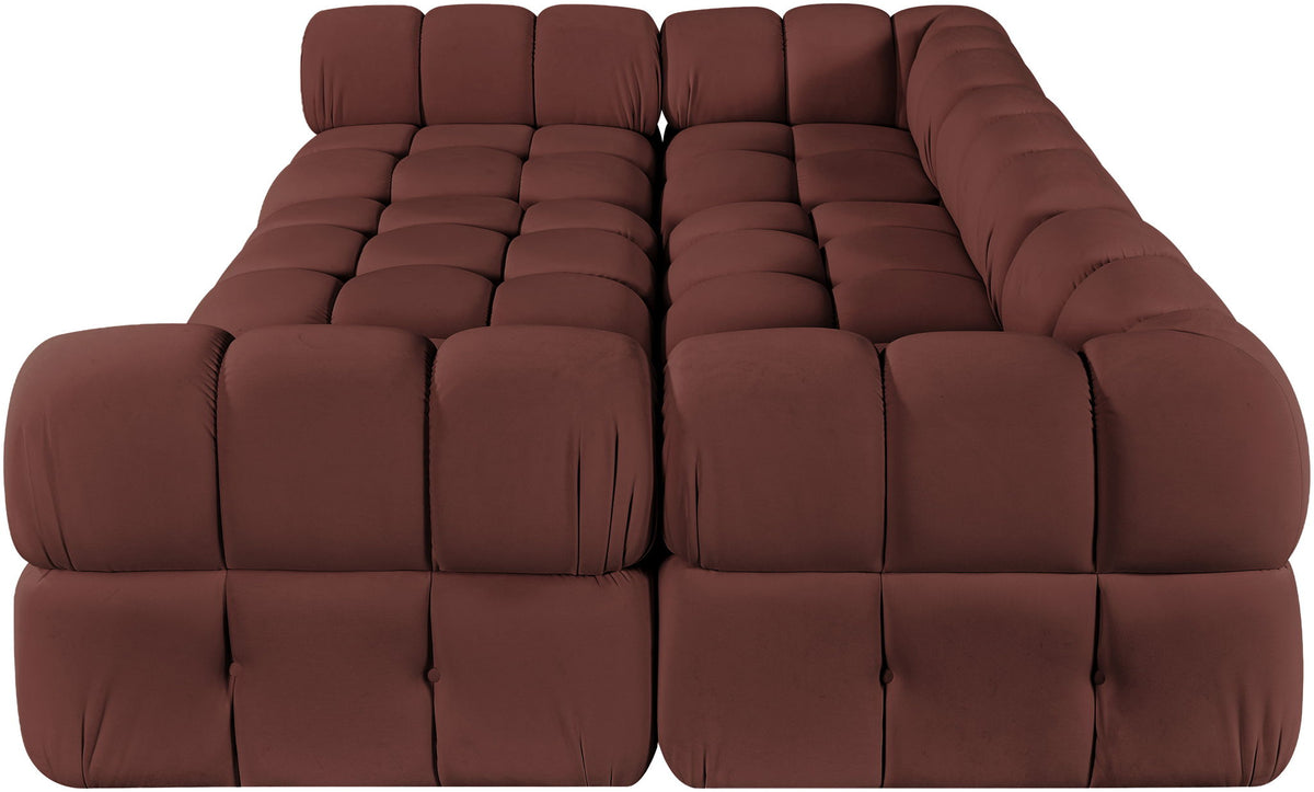 Orin - Velvet 6 Piece Modular Sectional