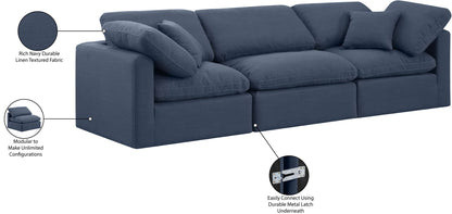 Indulge - Linen 3 Seat Modular Sofa