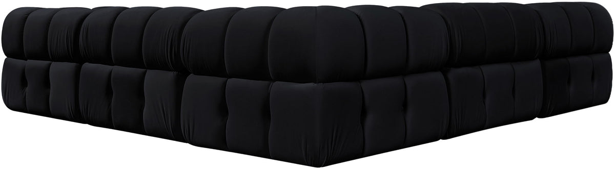 Orin - Velvet 5 Piece Modular Corner Sectional