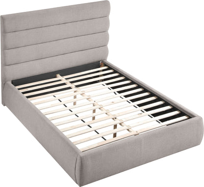 Adam - Linen Fabric Bed With 52" Headboard