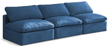 Plush - Modular Armless 3 Seat Sofa