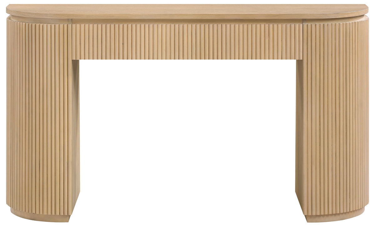 Astrid - Solid Wood And Oak Veneer Console Table