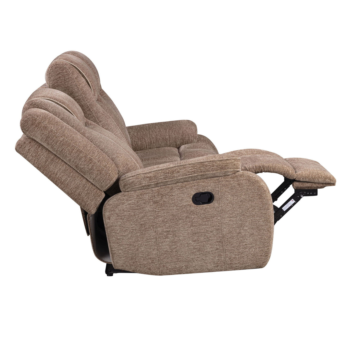 Bruno - Manual Sofa - Plush Tobacco