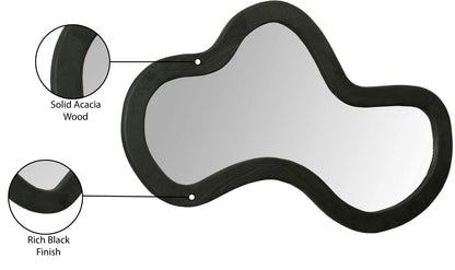 Oblique - Mirror - Wood