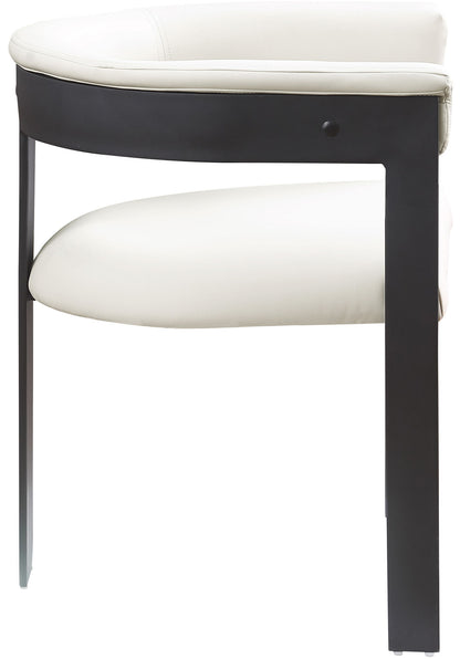 Romeo - Faux Leather Dining Chair With Black Base (Set of 2)
