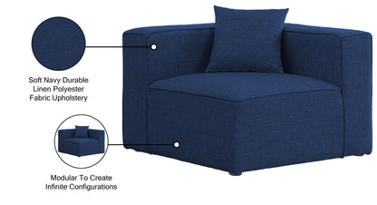 Cube - Linen Corner Chair
