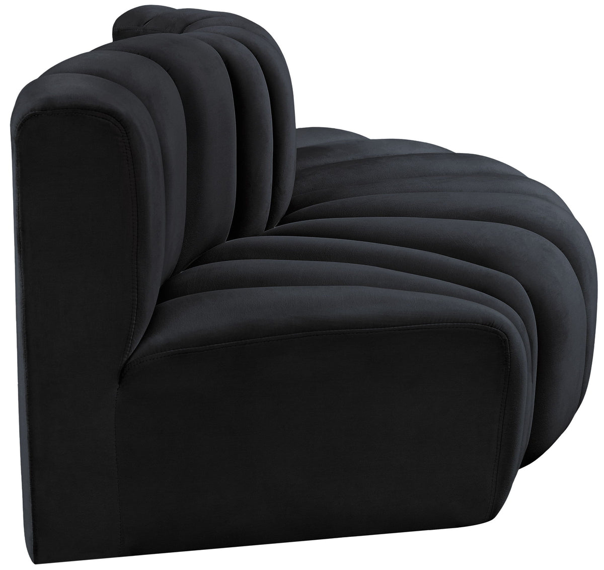 Arc - Velvet 3 Piece Modular Sofa