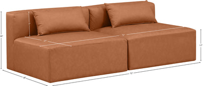 Cube - Modular 2 Seat Armless Sofa