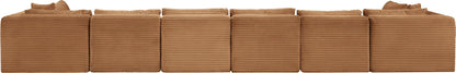 Shaggy - Fabric 8 Piece Modular U-Shaped Armless Sectional