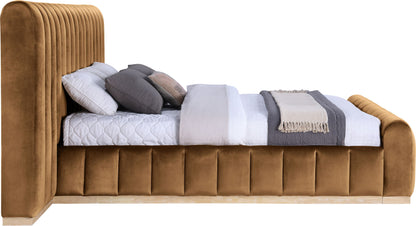 Amara - Velvet Upholstered Bed