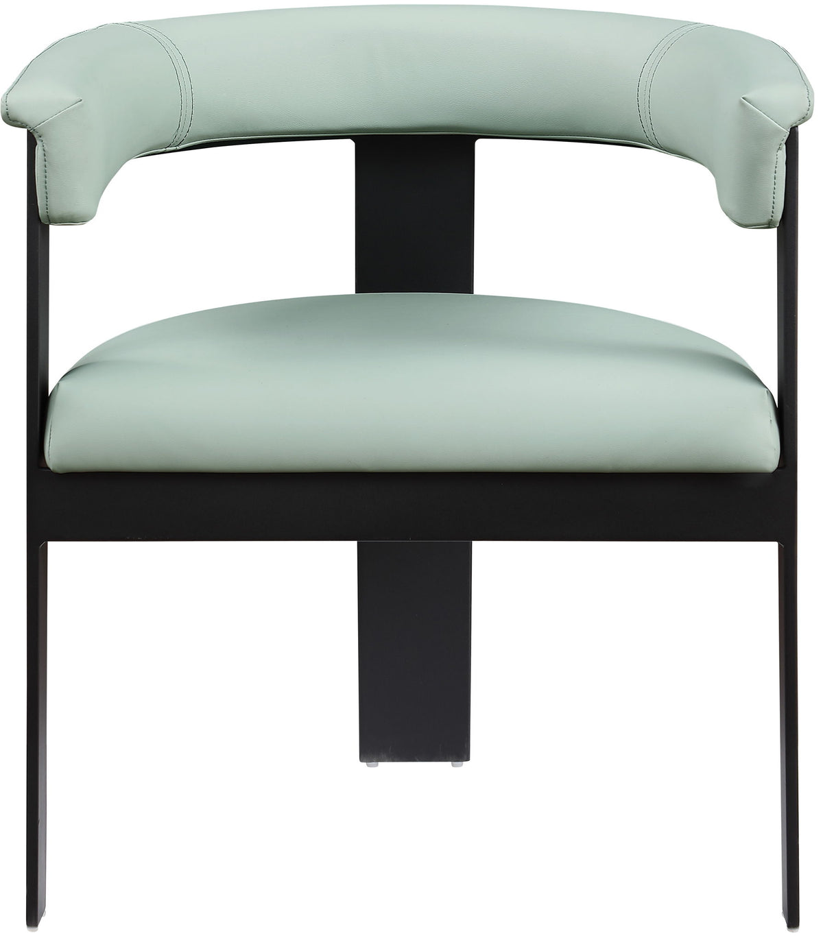 Romeo - Faux Leather Dining Chair With Black Base (Set of 2)