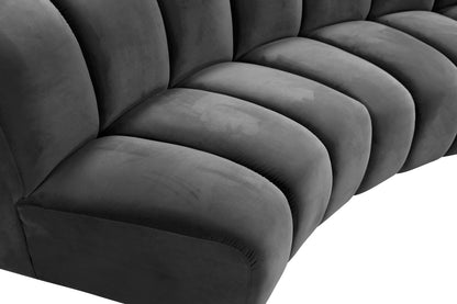 Infinity - 11 Piece Velvet Modular Sectional