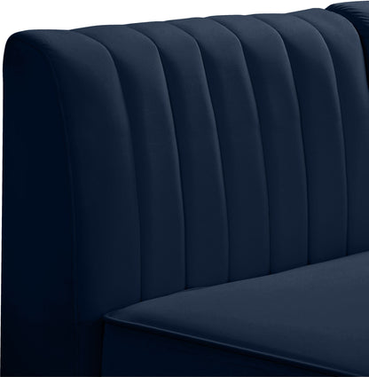 Alina - 8 Piece Velvet Modular Sectional