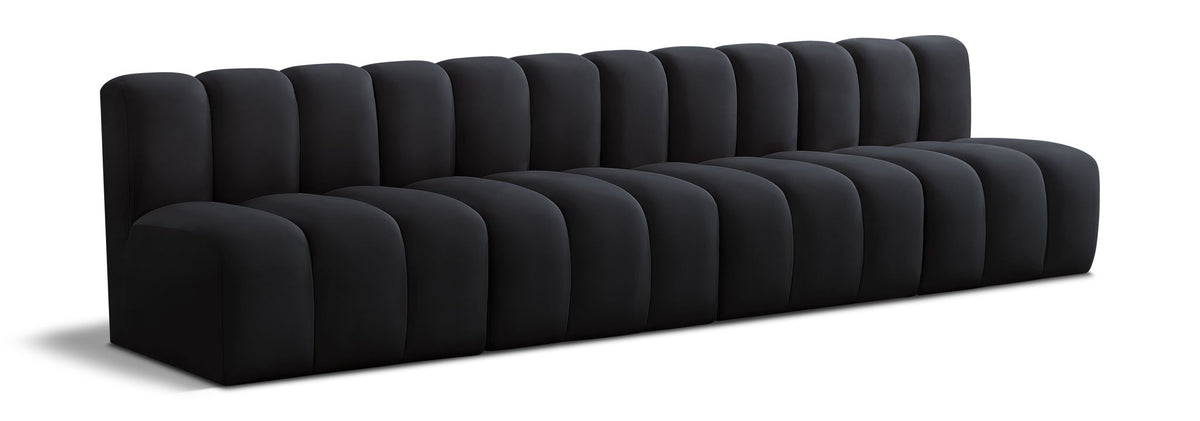 Arc - Velvet 4 Seats Modular Sofa