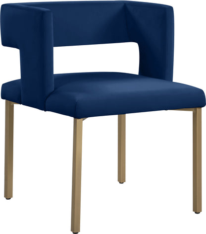 Caleb - Dining Chair with Gold Legs (Set of 2)