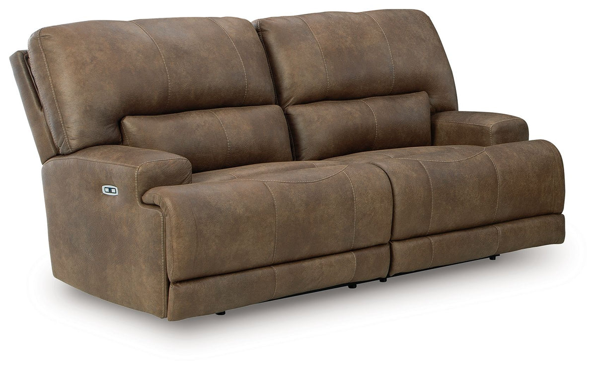 Beckley Place - 2 Pc. - Power Reclining Sofa And Loveseat - Earth
