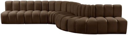 Arc - Velvet 7 Piece Modular Sofa