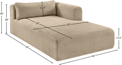 Shaggy - Fabric Chaise