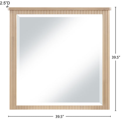 Astrid - Solid Wood And Oak Veneer Mirror