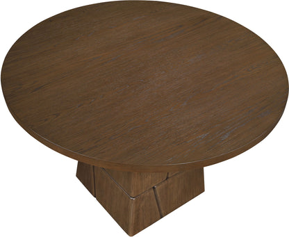 Tavio - 48" Oak Veneer And Solid Wood Dining Table