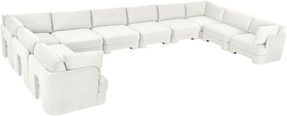 Hammond - Velvet Performance Fabric Upholstered 10 Piece Sectional