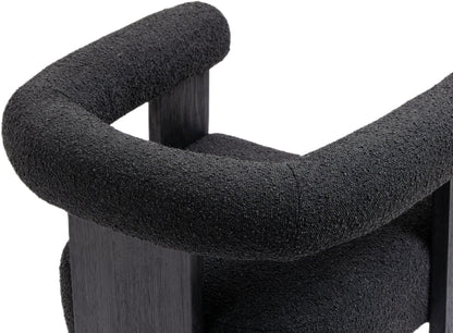Barrel - Dining Chair - Black Legs