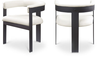 Romeo - Faux Leather Dining Chair With Black Base (Set of 2)