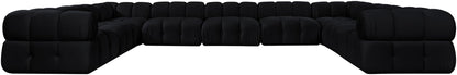 Orin - Velvet Performance Fabric Upholstered 9 Piece Sectional