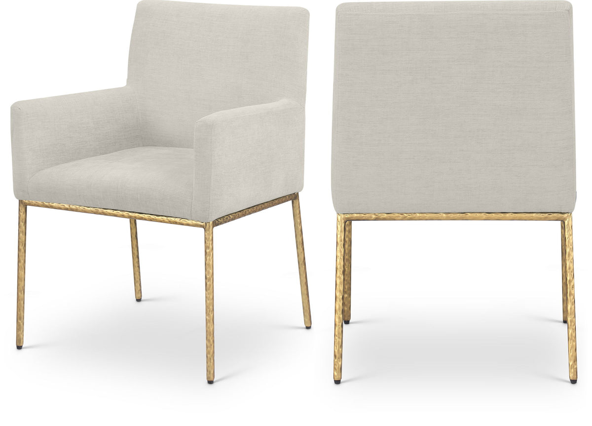Reeves - Dining Chair With Gold Legs (Set of 2)