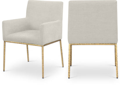 Reeves - Dining Chair With Gold Legs (Set of 2)