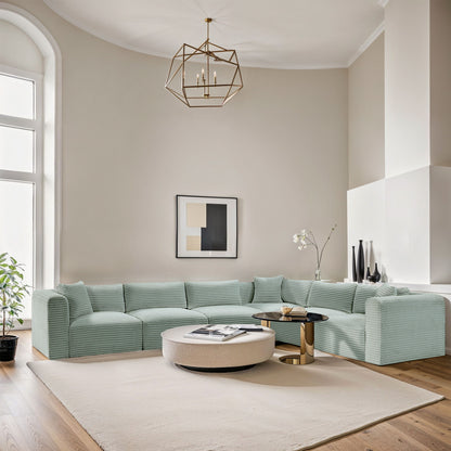Shaggy - 6 Piece Modular Corner Sectional
