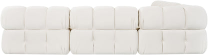 Orin - Velvet Fabric 5 Piece Modular Sectional
