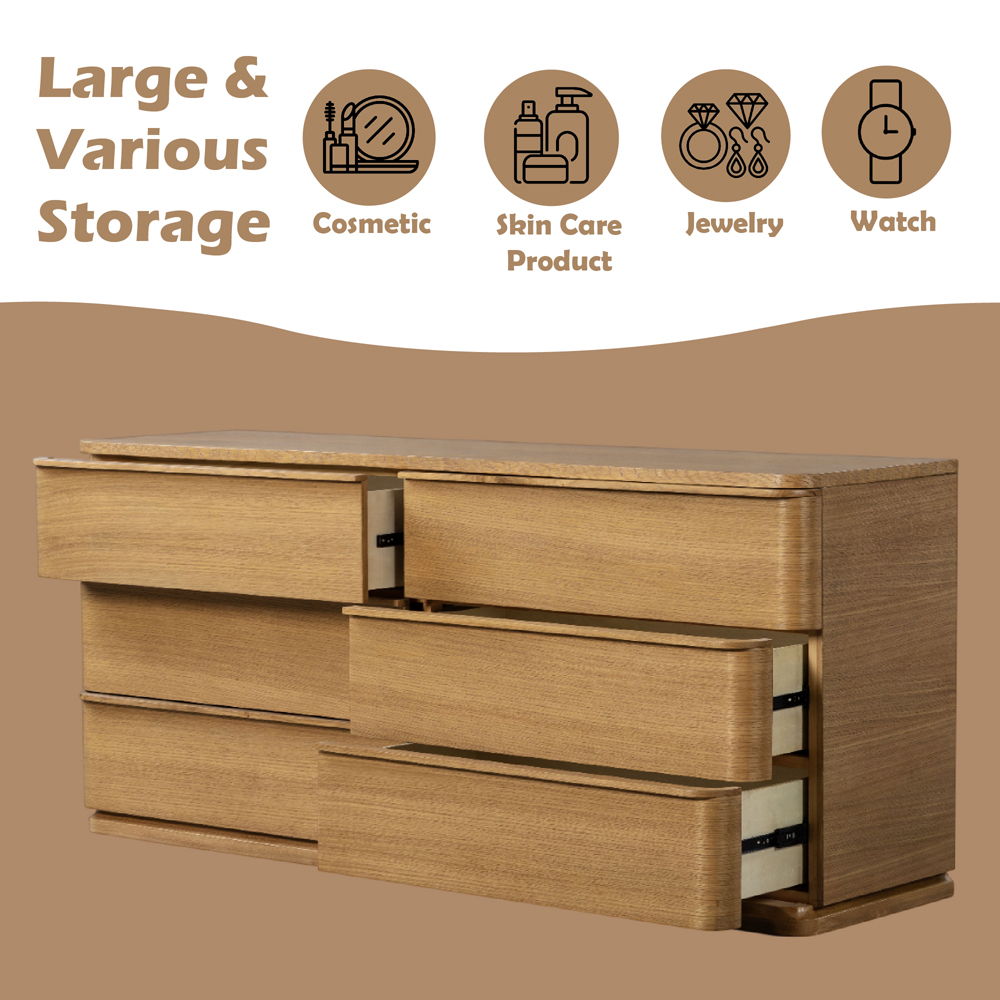 Zoey - Dresser - Oak