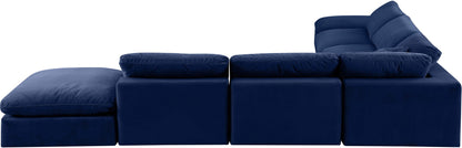 Comfy - 7 Piece Velvet Modular Corner Sectional