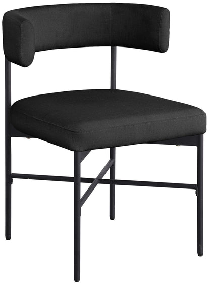 Rivage - Durable Dining Chair With Black Frame (Set of 2)