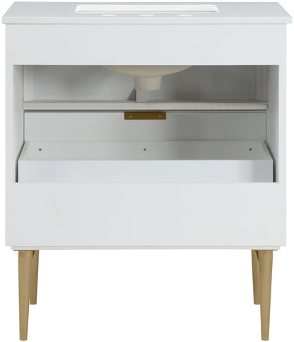 Modernist - Bathroom Vanity With Gold Legs