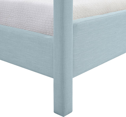 Salina - Linen Textured Fabric Upholstered Bed
