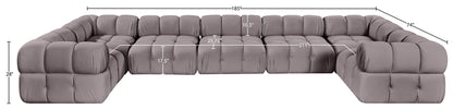 Orin - 7 Piece Modular Sectional (3 Modular Chairs, 4 Corner Chairs)