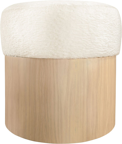 Nimes - Ottoman / Stool With Natural Base