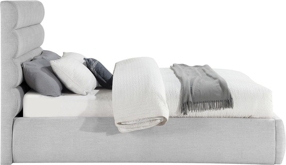 Adam - Linen Fabric Bed With 52" Headboard