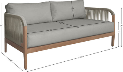 Maui - Water Resistant Outdoor Patio Loveseat