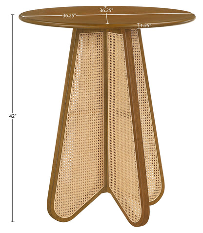 Butterfly - Solid Wood And Natural Cane Table