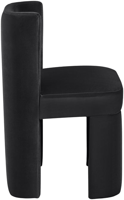 Zuno - Velvet Performance Fabric Upholstered Dining Chair (Set of 2)