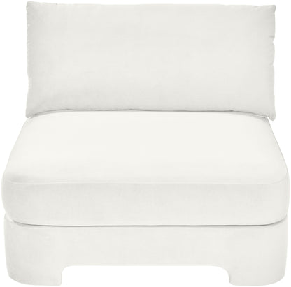 Hammond - Velvet Performance Fabric Upholstered Armless Chair