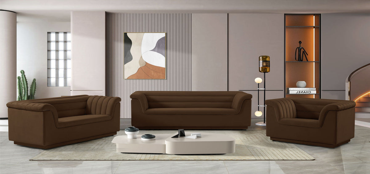 Cascade - Velvet Loveseat