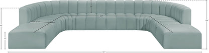 Arc - Faux Leather Modular Sectional
