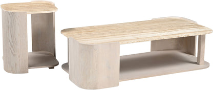 Calabria - Marble And Oak Wood Table