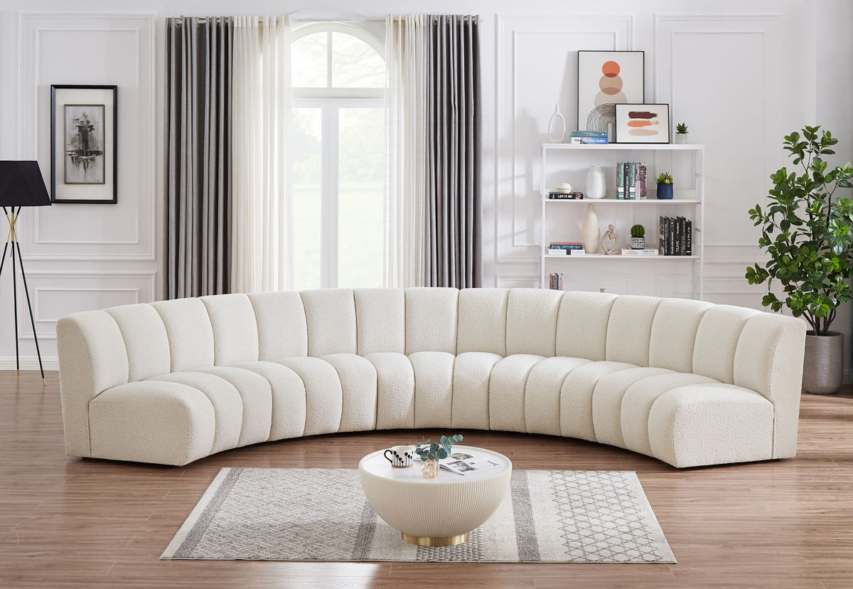 Infinity - 5 Piece Boucle Modular Sectional