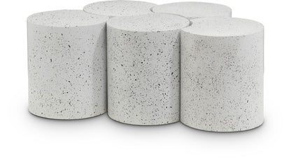 Dimple - 5 Piece Modular Coffee Table - Terazzo Finish